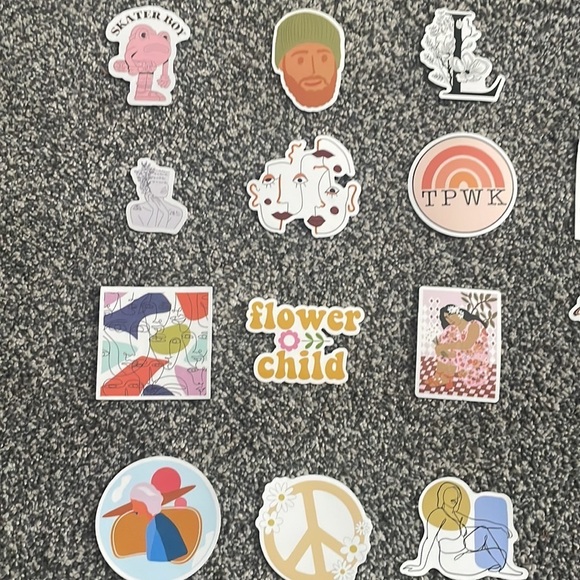 Set of 20 Boho‎ Stickers - Picture 2 of 3